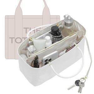 9424 Purse Organizer Insert Compatiable with M arc Jacobs Medium Tote Bag